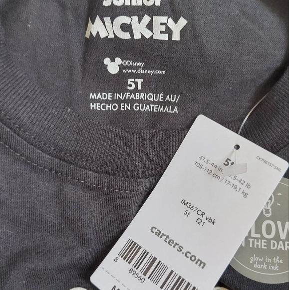 Disney Mickey Mouse 5T tshirt bundle - Picture 2 of 5